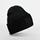 Gorro con dobladillo ancho y parche a tono