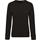 Sudadera algodón orgánico con cuello redondo y mangas raglan de mujer