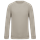 Sudadera algodón orgánico con cuello redondo y mangas raglán de hombre
