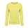 Sudadera algodón orgánico con cuello redondo y mangas raglan de mujer
