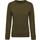 Sudadera algodón orgánico con cuello redondo y mangas raglan de mujer