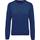 Sudadera algodón orgánico con cuello redondo y mangas raglan de mujer