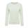 Sudadera algodón orgánico con cuello redondo y mangas raglan de mujer