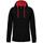 Sudadera capucha contrastada hombre