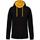 Sudadera capucha contrastada hombre