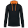 Sudadera capucha contrastada hombre