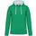 Sudadera capucha contrastada hombre