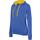 Sudadera capucha contrastada mujer