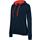 Sudadera capucha contrastada mujer