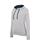 Sudadera capucha contrastada mujer