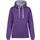 Sudadera capucha contrastada mujer