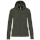 Sudadera con capucha y cremallera de mujer