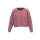 Sudadera crop cuello redondo mujer