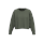 Sudadera crop cuello redondo mujer