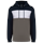 Sudadera tricolor con capucha unisex