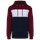 Sudadera tricolor con capucha unisex