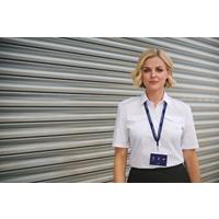 Camisa de piloto mujer manga corta