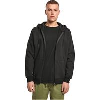 Sudadera con capucha y cremallera de tejido grueso