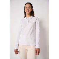 Polo punto piqué lsl mujer