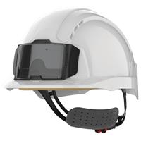 Casco de seguridad evolite® con portacredenciales, ventilado, ajuste con rueda