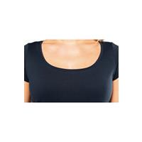 Camiseta manga corta cuello barco mujer