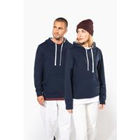 Sudadera con capucha de forro contrastado  - unisex