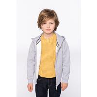 Sudadera capucha y cremallera niños