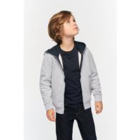 Sudadera capucha y cremallera niños