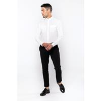 Camisa piloto manga larga hombre