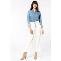Camisa denim mujer