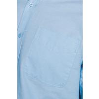Camisa oxford lavada manga larga