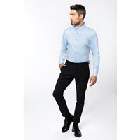 Camisa sin planchado de manga larga hombre