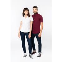 Camisa stretch manga corta mujer