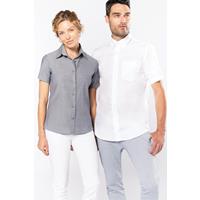 Camisa oxford manga corta hombre