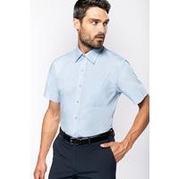 Camisa popelina manga corta hombre