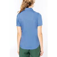 Camisa popelina de polialgodón manga corta de fácil cuidado mujer