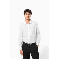 Camisa de popelina de polialgodón de fácil cuidado para hombre