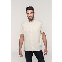 Camisa de algodón ariana iii manga corta hombre