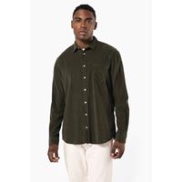 Camisa de pana manga larga hombre