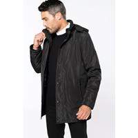 Parka con capucha extraíble