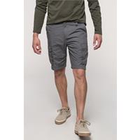 Bermuda ligera multibolsillos para hombre