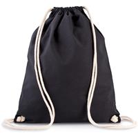 Mochila de algodón orgánico con cordones