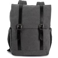 Mochila de tejido canvas con solapa