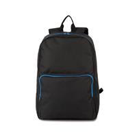 Mochila con cierres rápidos a contraste
