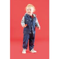 Chaqueta vaquera con capucha niños