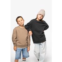 Sudadera ecorresponsable de cuello redondo oversize infantil