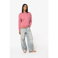 Sudadera ecorresponsable cuello redondo hombros caídos mujer