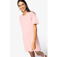 Vestido tipo camiseta ecorresponsable efecto lavado mujer