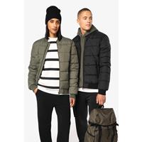 Chaqueta acolchada ecorresponsable con cuello tipo beisbolera unisex