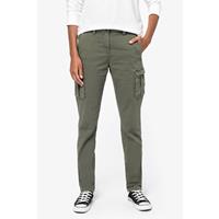 Pantalón cargo ecorresponsable efecto lavado mujer
